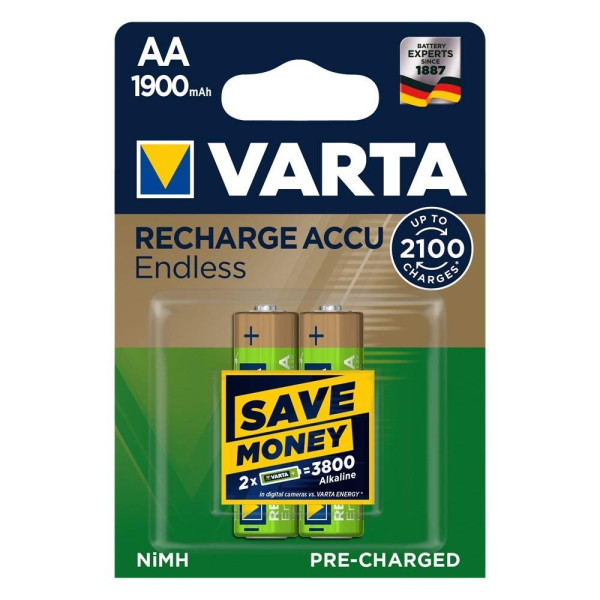 Аккумулятор VARTA RECHARGEABLE ACCU ENDLESS AA 1900mAh BLI 2 NI-MH